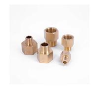 1/8" 1/4" 3/8" 1/2" 3/4" NPT Female To Male Reducer Bushing Brass Pipe Fitting Adapter Coupler Pressure Gauge Water Gas Oil Tubo Fitting(3L4 NPT - 3L4 BSPP_1 PCS)