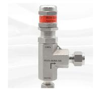 1/8" 1/4" 3/8" 1/2" 3 6 8 10 12 mm Raccordo di compressione Valvola sicurezza limitatrice pressione a molla regolabile in acciaio inossidabile 316 6000 PSI(10mm)