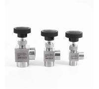 1/8" 1/4" 3/8" 1/2" BSP NPT Female Elbow 90 Degree Angle Needle Valve Crane Elbow 304 Stainless Flow Control Water Gas Oil(3/8",BSP)