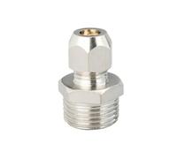 1/8 1/4 3/8 1/2 BSPP Maschio Femmina 4 6 8 10 12 14 16 mm Tubo Raccordo a compressione in ottone Raccordo a gomito(PC-10mm-1/8 inch)
