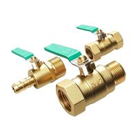 1/8" 1/4'' 3/8'' 1/2'' Filettatura femmina/maschio Valvola in ottone Piccola valvola a sfera in ottone Giunto di collegamento Tubo in rame(DN8,F-F)