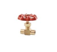 1/8" 1/4" 3/8" 1/2" Maschio Femmina Valvola a spillo in ottone Valvola di controllo e regolazione(NO3)