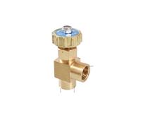 1/8" 1/4" 3/8" 1/2" Maschio Femmina Valvola a spillo in ottone Valvola di controllo e regolazione(NO6)