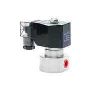 1/8" 1/4" normalmente chiuso ad alta pressione 200bar/100bar Elettrovalvola in acciaio inossidabile 304 220VAC DC12V/24V (24VDC, 1/8 pollici)