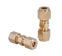 1/8 3/16 1/4 3/8 1/2 5/8 7/8 Pollici 3 4 5 6 8 10 12 15 16 19 20 22 25 - Raccordo a compressione for tubo in ottone da 42 mm Raccordo dritto(15mm)