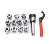 1/8-3/4 Inch Collects Set con MT3 1/2 Shank Mandrino e Chiave 11pcs per Fresatrice Tornio Accessori
