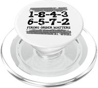 1-8-4-3-6-5-7-2 Questioni di ordine di sparo 18436572 V8 Big Block PopSockets PopGrip per MagSafe