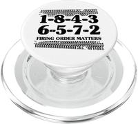 1-8-4-3-6-5-7-2 Questioni di ordine di sparo 18436572 V8 Big Block PopSockets PopGrip per MagSafe