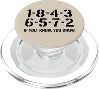 1-8-4-3-6-5-7-2 Se conosci 18436572 Ordine di sparo Big Block PopSockets PopGrip per MagSafe