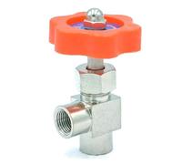 1/8" BSP Female Equal Elbow 90 Degree Nickel-Plated Brass Needle Valve Control Valve CBQZCHWDKT