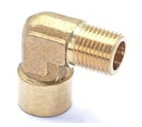 1/8" BSP Female To 1/8" BSP Male Brass Elbow Pipe Fitting Connector Coupler Water Fuel YZWRWRMKTB