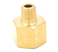 1/8" BSPT Male x 3/8" NPT Female Brass Pipe Fitting Connector Adapter