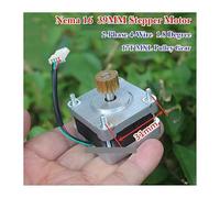 1.8 Degree NEMA16 39MM Stepper electronic starter 2-phase 4-wire Stepping electronic starter 5mm shaft 17 Teeth MXL Pulley Wheel for 3D Printer CNC Robot NWPNLXEA