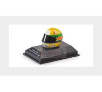 1:8 MINICHAMPS Bell Helmet F1 Casco #19 Brazilian Gp 1984 Ayrton Senna 540308419