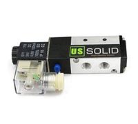 1/8" NPT 5 vie 2 posizione elettrovalvola elettrica pneumatica DC 24 V da U.S. SOLID