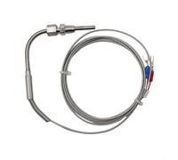 1/8" NPT K Tipo Termocoppia Sensore di Temperatura Sonda di Scarico 1200 ° C Campo di funzionamento Costruzione in acciaio inossidabile Diametro 5mm Lunghezza 85mm per applicazioni di monitoraggio del