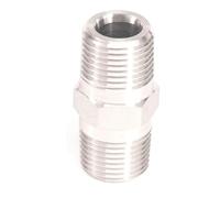 1/8" NPT Male 304 Stainless Steel Hex Nipple Forged Pipe Fitting Water Gas Oil 3000 PSI