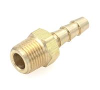 1/8" NPT Male x 3/16" Hose Barbed Tail Brass Fuel Fitting Connector Adapter