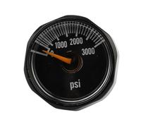 1/8 NPT Mini Pressure Gauge Precision Carbon Dioxide Manometer 3000 PSI Micro Valve for Accurate Pressure Measurement