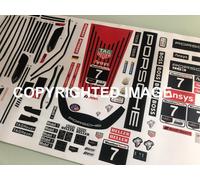 1/8 scala Sticker Adesivo Porsche 963 IMSA 2023
