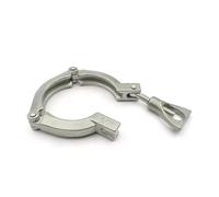 1 "-8" SS304 in acciaio inossidabile grado tre clip trifoglio con guarnizione in silicone, adatto for raccordi flangiati for tubi autocostruiti(1 Pcs,2.5 inch x k77.5)