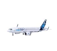 1:80 Per AIRBUS A320 Neo Modello Di Aereo Di Linea In Resina Pressofusa Con Luci E Carrello Di Atterraggio(With light)