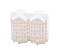 1/800 Scala Miniatura Appartamento Modello Non Verniciato Realistico Diorama Casa Residenziale Puntelli per Architettura Paesaggio- Stile C