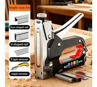 1/801/802/4002 pezzi, Set di graffatrice manuale 4-in-1 ad alta resistenza, Graffatrice manuale professionale multifunzione, Graffatrice pneumatica 4-in-1 ad alta resistenza, Graffatrice domestica con