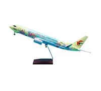 1:85 Aereo Leggero A LED Con Ruote Per Boeing B737-800 Collezione Di Modelli Di Aerei Della Cina Orientale 47 Cm