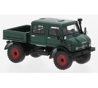 1:87 BoS MODELS Mercedes Unimog U416 Double Cab Dark Green 1977 BOS87317