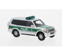 1:87 BOS MODELS Mitsubishi Pajero 2003 Bundespolizei Police BOS87498