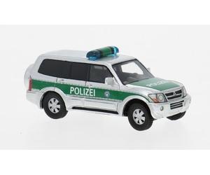 1:87 BOS MODELS Mitsubishi Pajero 2003 Bundespolizei Police BOS87498