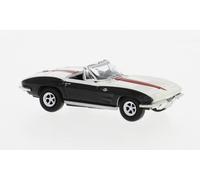 1:87 BREKINA PLAST Chevrolet Corvette C2 Cabrio 1962 Racing BRE18029