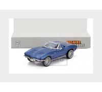 1:87 BREKINA PLAST Chevrolet Corvette C2 Cabriolet Open 1962 Blue BRE18028