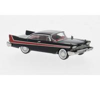 1:87 BREKINA PLAST Plymouth Fury Black/Red 1958 BRE19682