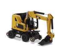 Caterpillar- Escavatore Katze Diecast Masters 85656-Escavatore Stradale M323F su rotaia, Scala 1:87, Circa 9,5 x 3,4 x 4,6 cm, a Partire da 14 Anni, Colore Yellow, 85656