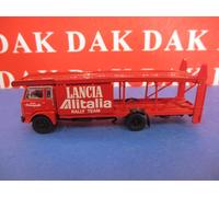 1/87 Modellino Camion Bisarca Rossa Fiat 640 ( 673 )Team Rally Lancia Alitalia