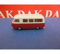 Brekina 34416 - 1/87 Fiat 238 Bus, Bianco/Rosso, 1966 - Nuovo