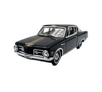 1:87 per Chrysler Plymouth Coupe modello di auto in lega pressofusa nera da collezione pezzo da esposizione Decorazione da scrivania