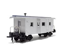 1/87 Per I Giocattoli Regalo Modello Di Simulazione Di Plastica Del Treno Americano Retro Carrozza Blu-top Veicolo Da Collezione
