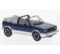 PCX870311 by Brekina Wolkswagen Golf cabrio 1987-1993 blu argento scala H0 1:87