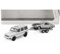 1/87 SCHUCO - MERCEDES BENZ - G-CLASS (W463) 2018 WITH TRAILER + 87U00068