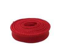 1,8cm 0,7 '' Fat Lacci per Lady Donna Heavy Duty Boot Lacci Sneaker piane pattini larghi Strings, 133 Red, 60cm