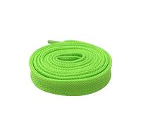 1,8cm 0,7 '' Fat Lacci per Lady Donna Heavy Duty Boot Lacci Sneaker piane pattini larghi Strings, 137fluorescein verde, 80cm