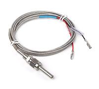 1/8in NPT Car Exhaust Temperature Sensor, Automotive Temperature Transducer, 200-1200°C High Range Thermometer Sensor with Stainless Steel Probe for Engine Tuning and Performance