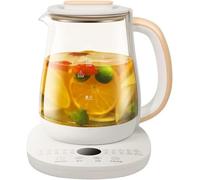 1.8L bollitore Elettrico Versatile con Controllo del Tocco, pentola di Salute Durevole del Vetro, 800W di Potenza per la Produzione di tè, Cottura della zuppa e dispensazione di Acqua Calda
