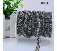1.8m 3-Rows Cristallo Strass Orlo Catena Chic Cucito Creazione Decorazione