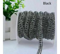 1.8m 3-Rows Cristallo Strass Orlo Catena Fai da Te Cucito Creazione Decorazione
