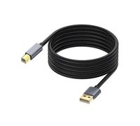 1.8M USB Printer Cable,USB 2.0 Type A Male to B Male Scanner Cord for and More