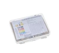 1/8W 5% 640pcs 64 Values 1R - 10MR 0.125W Carbon Film Resistor Assorted Kit Set CZAOINCU